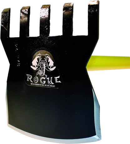 ROGUE Hoe 7" Hoe/Rake with 54" Fiberglass Handle