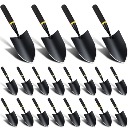 8 Pcs Garden Trowel with Resin Rubberized Handle, Narrow Shovels
