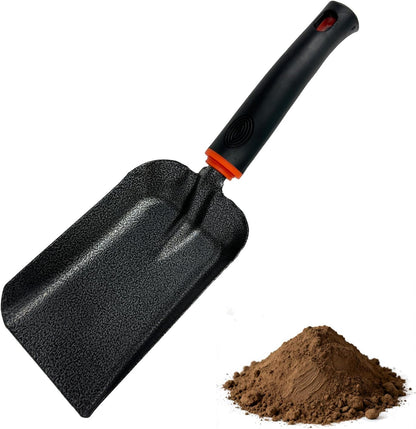SoloWilder Charcoal Scoop (Manganese Steel) Grill Shovel for Fireplace Fir Pit Ash Shovel 12.66inch
