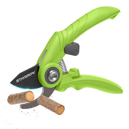 8.5" Pruning Shears for Gardening SK5 Sharp Garden Shears