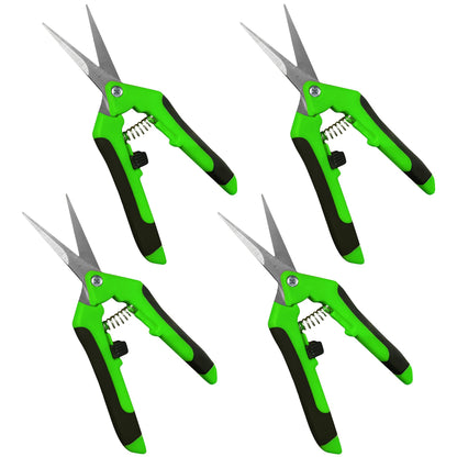 GARDEN GURU Classic Bypass Pruning Shears Clippers – Heavy Duty Forged Steel Garden Pruners – Safety Lock – Non Slip Comfort Grips – Cuts up to 1” Diameter – Professional Bypass Pruners for Gardening