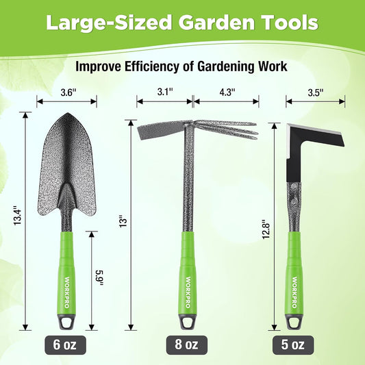 WORKPRO 6-Piece Garden Tool Set