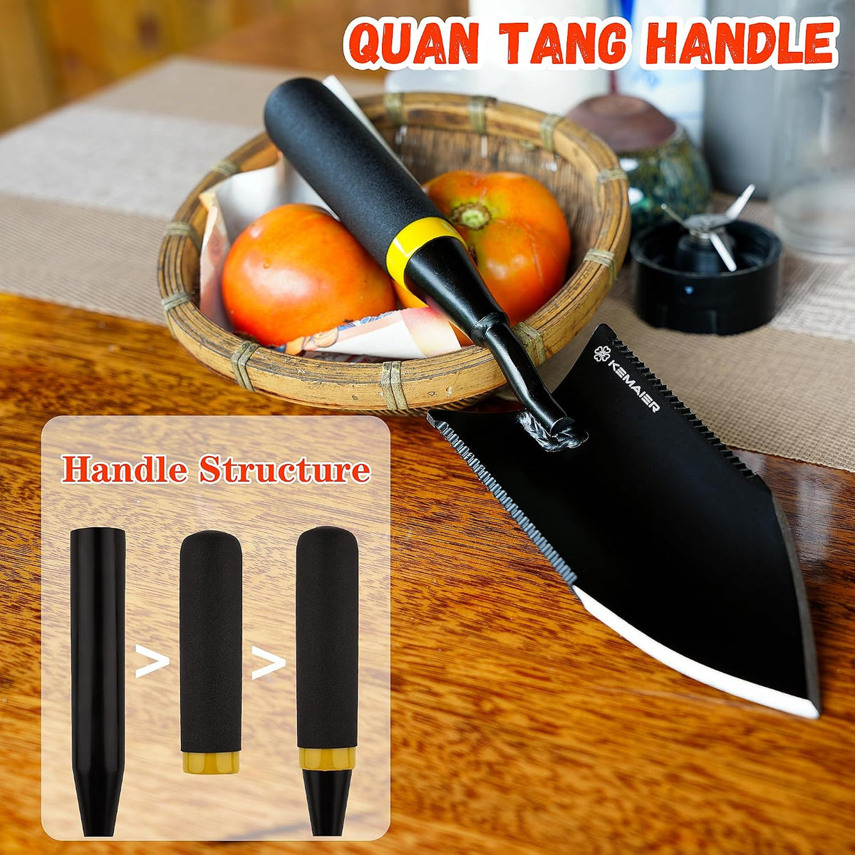 Kemaier Heavy Duty Garden Trowel, Hand Shovel Digging Tool