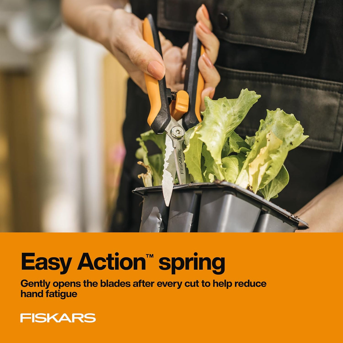 Fiskars 8" SoftGrip Pruning Shears, Multipurpose Garden Snips with Sheath