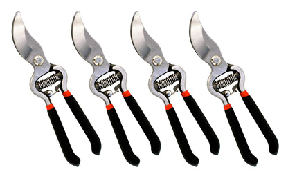 GARDEN GURU Classic Bypass Pruning Shears Clippers – Heavy Duty Forged Steel Garden Pruners – Safety Lock – Non Slip Comfort Grips – Cuts up to 1” Diameter – Professional Bypass Pruners for Gardening