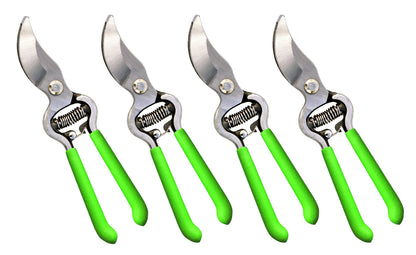 GARDEN GURU Classic Bypass Pruning Shears Clippers – Heavy Duty Forged Steel Garden Pruners – Safety Lock – Non Slip Comfort Grips – Cuts up to 1” Diameter – Professional Bypass Pruners for Gardening