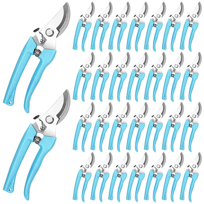 Chumia 30 Pack Garden Shears Flower Clippers for Plant Cutting, Beige
