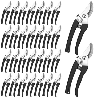 Chumia 30 Pack Garden Shears Flower Clippers for Plant Cutting, Beige