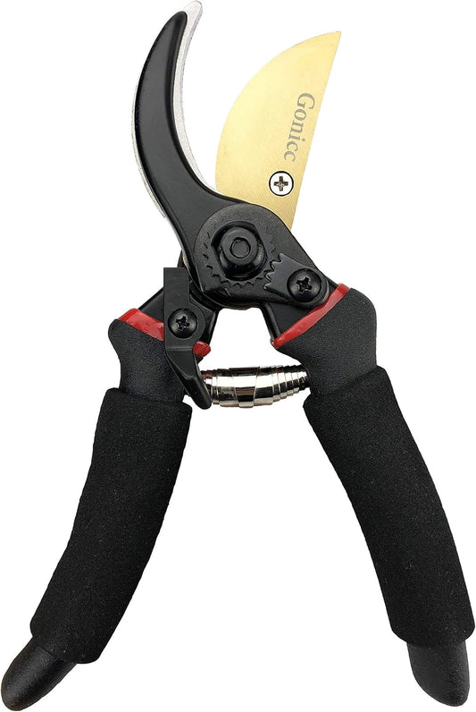 gonicc 8" Professional Premium Bypass Titanium Pruning Shears(GPPS-1003)