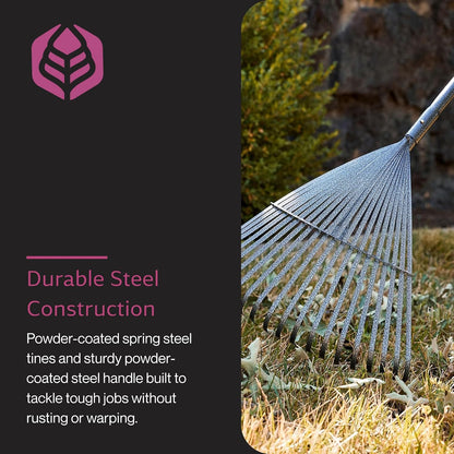 Yard Butler World's Greatest Leaf Rake, Durable Steel Design ILT-20