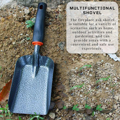 SoloWilder Charcoal Scoop (Manganese Steel) Grill Shovel for Fireplace Fir Pit Ash Shovel 12.66inch