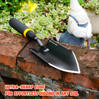 Kemaier Heavy Duty Garden Trowel, Hand Shovel Digging Tool