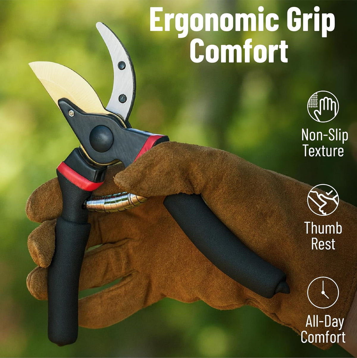 Mr. Pen- Pruning Shears, Garden Shears, 8" Professional, Titanium Blade
