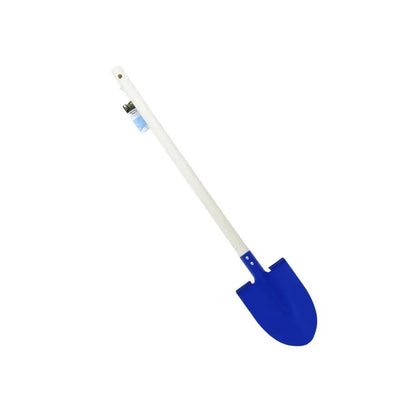 Wooden Handle Garden Shovel, 70cm Sharp Metal Digging Spade for Gardening Camping Outdoor, Random Color