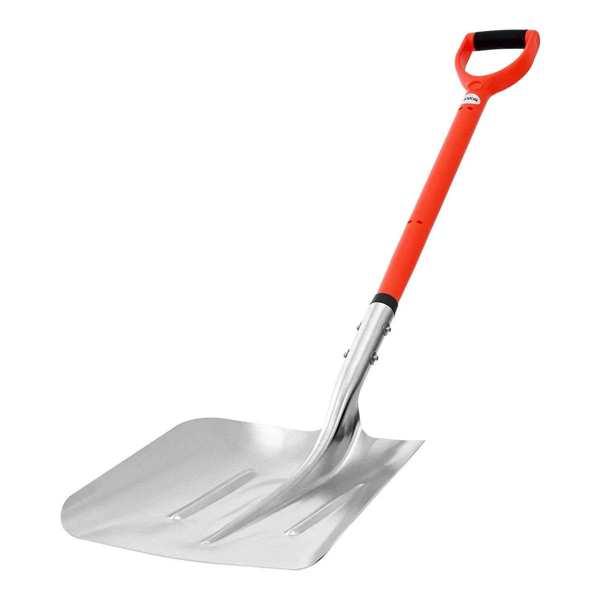 【toolupgrade】VEVOR Aluminium Snow Shovel for Driveway, 14 in Wide Aluminum Alloy Shovel with D-shaped Handle & Anti-Loosening Nut, 3.68 lbs Lightweight Tool for Gardening & Car Camping, Easy Assembly