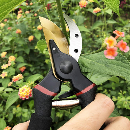 gonicc 8" Professional Premium Bypass Titanium Pruning Shears(GPPS-1003)