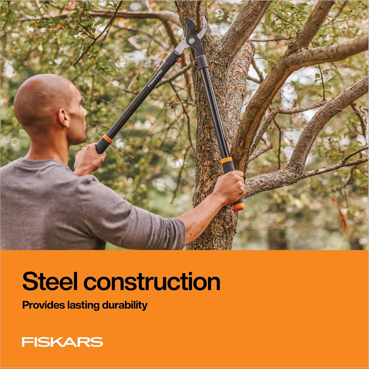 Fiskars 28” Garden Bypass Loppers, Tree Trimmer with 1.5" Cut Capacity