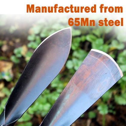 2 Counts Rust Resistant Hand Shovel Tool, Lightweight Gardening Hand Tools Shovels, Excellent hand shovel implement for gardening, removing weeds, transplanting and digging., Pointed Tip and Flat Tip