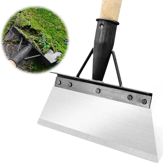 2026 Upgraded Durable Metal Shovel - Head Only with Wooden Handle, Multifunctional Landscaping & Durable Gardening Tool for Gardens, Walls, Floor Scraper, Weed Remover